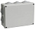 Коробка КМ41244 распаячная для о/п 190х140х70 мм IP55 (RAL7035, 10 гермовводов)
