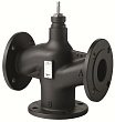 VXF43.80-100 Регулирующий клапан, фланцевый 3-х ходовой клапан DN80, kvs 100