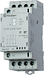 Модульный контактор; 2NO+2NC 25А;  катушка 230В АС/DC; опции: мех.индикатор + LED