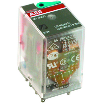 Реле CR-M024DC4 24B DC 4ПК (6A) Реле CR-M024DC4 24B DC 4ПК (6A)