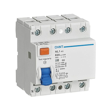 УЗО NL1-100 S 4P 100A 300mA 10kA тип AC (R) (CHINT) УЗО NL1-100 S 4P 100A 300mA 10kA тип AC (R) (CHINT)