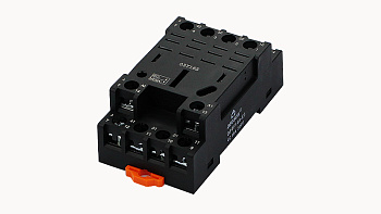 DPTF14A-E3-00A(H) Розетка для реле универсального промышленного DRPL, Тип контактов: 4CO; Номинальный ток 16А; Тип подключения: Винтовой зажим; Модули защиты: нет; Фиксатор: в комплекте, металлический; Тип монтажа: NS 35; Цвет: черный