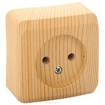 ЭТЮД О/У РОЗЕТКА без заземления без шторок 16А 250B, СОСНА, Россия