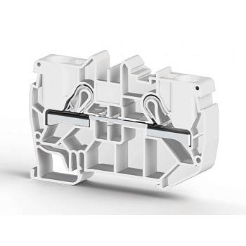 Клеммник пружинный быстрозажимной (Push in), 10 мм.кв. (белый); PYK10