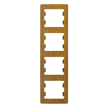 GLOSSA 4-постовая РАМКА, вертикальная, ДЕРЕВО ДУБ