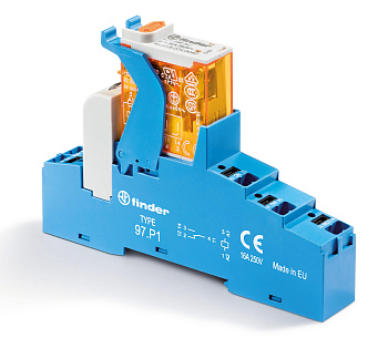 Интерфейсный модуль, электромеханическое реле; 1CO 16A; контакты AgNi; питание 110В AC; категория защиты IP20; безвинтовые клеммы Push-in; пластиковая клипса; LED + варистор; кнопка тест + мех.индикатор Интерфейсный модуль, электромеханическое реле; 1CO 16A; контакты AgNi; питание 110В AC; категория защиты IP20; безвинтовые клеммы Push-in; пластиковая клипса; LED + варистор; кнопка тест + мех.индикатор