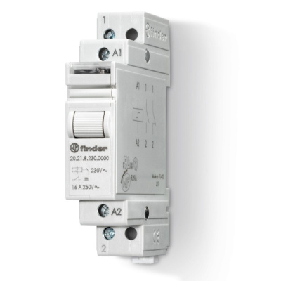 Модульное электромеханическое шаговое реле; 1NO 16А, 2 состояния; контакты AgSnO2; питание 48В DC; ширина 17.5мм; степень защиты IP20