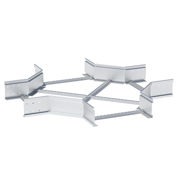 Ответвитель крестовой лестничный усиленный 150х300 мм (2 мм) HDZ EKF