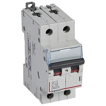 Автоматический выключатель DX3-E C1 2П 6000/6kA