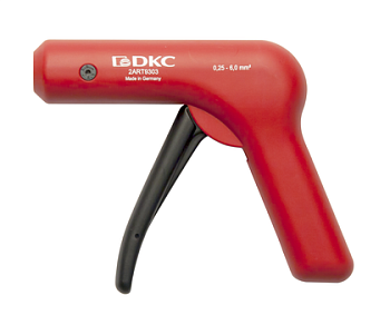 Клещи для обжима гильз 0,25-6 кв.мм фронтальная подача (квадрат)