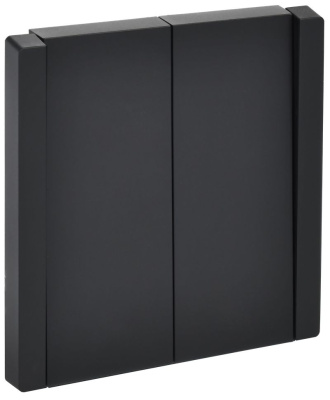 FORTE&PIANO Выключ. 2-кл. прох. 10А FP107 чер. IEK