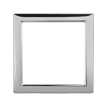 Декоративная вставка для металлических рамок Avanti хром, 1 пост (2 мод.)