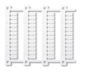 Блок маркировок, пластик, 48 этикетки Блок маркировок, пластик, 48 этикетки