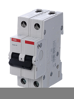 Автоматический выключатель 2P, 6A, C, 4,5кА, BMS412C06