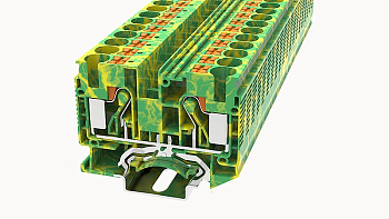 DS10-PE-01P-1C-00A(H), Клемма PUSH-IN, 10 мм.кв., PE, шт