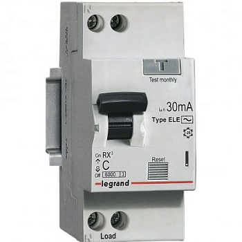 Автоматический выключатель дифференциального тока АВДТ RХ3 30мA 20А 1П+Н AС
