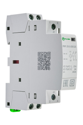 Модульный контактор 2НО контакта 25А (12В AC/DC)