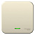 BLANCA О/У 1-клавишный ВЫКЛЮЧАТЕЛЬ (сх.1) с подсвет, 6А, 250В, МОЛОЧНЫЙ