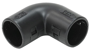 ELASTA Поворот открывающийся на 90град CI25G черный IEK