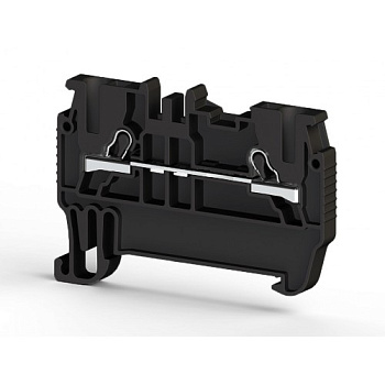 PYK 1,5M ; Клеммник пружинный быстрозажимной (Push in), 1,5мм.кв. (черный)