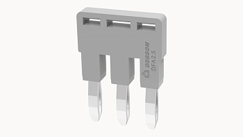 DFA2.5-03P-11-00A(H), 3П, Перемычка DFA для клемм DC, 2.5 мм.кв, серый, шт