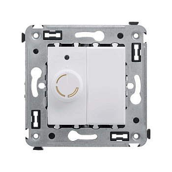 Диммер поворотный в стену, "Avanti", "Белое облако"