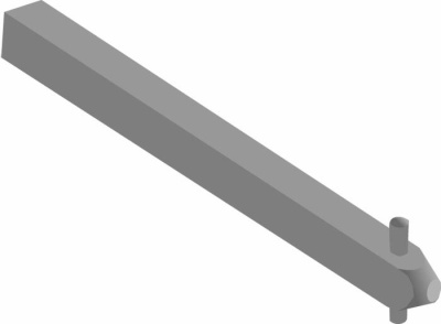 Переходник ОХP12X325 325мм для ручки управления рубильниками тип а OT315..800 / ОETL1000..3150