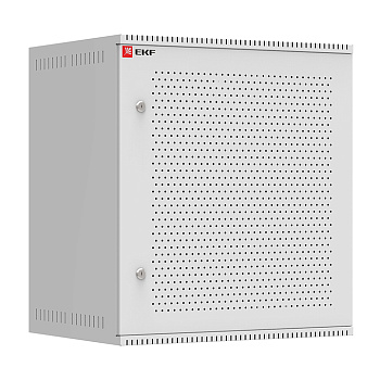 Шкаф телекоммуникационный настенный 12U (600х450) дверь перфорированная, Astra серия EKF PROxima