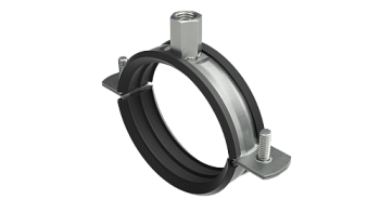 Хомут для средних нагрузок с изоляцией с гайкой М8 для труб d 1 1/2" Хомут для средних нагрузок с изоляцией с гайкой М8 для труб d 1 1/2"