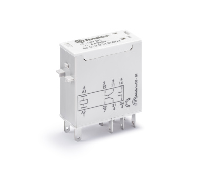 Миниатюрное промышленное электромеханическое реле;  2СO 8A; контакты AgNi; катушка 110В DC; влагозащита RTII; опции: нет; специальная версия для Ж/Д-транспорта