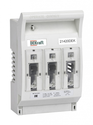 ПВР горизонтальный 160А 3ф отключение_1НО+1НЗ_ПВР-102