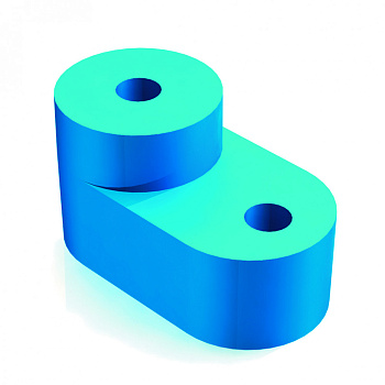 Изолятор угловой нулевой шины СИНИЙ ИУ-101