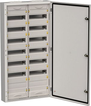 TITAN 5 Корпус мет. ЩРн-168 (2х84) 1085х570х140 IP54 сер IEK