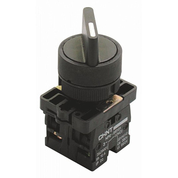 Переключатель NP2-ED53, 3 положения с возвратом, 2НО IP40 (R)(CHINT)