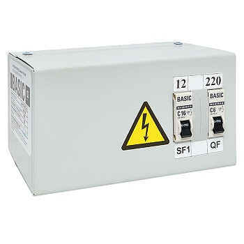 Ящик с понижающим трансформатором ЯТП 0,25кВА 220/12В EKF Basic